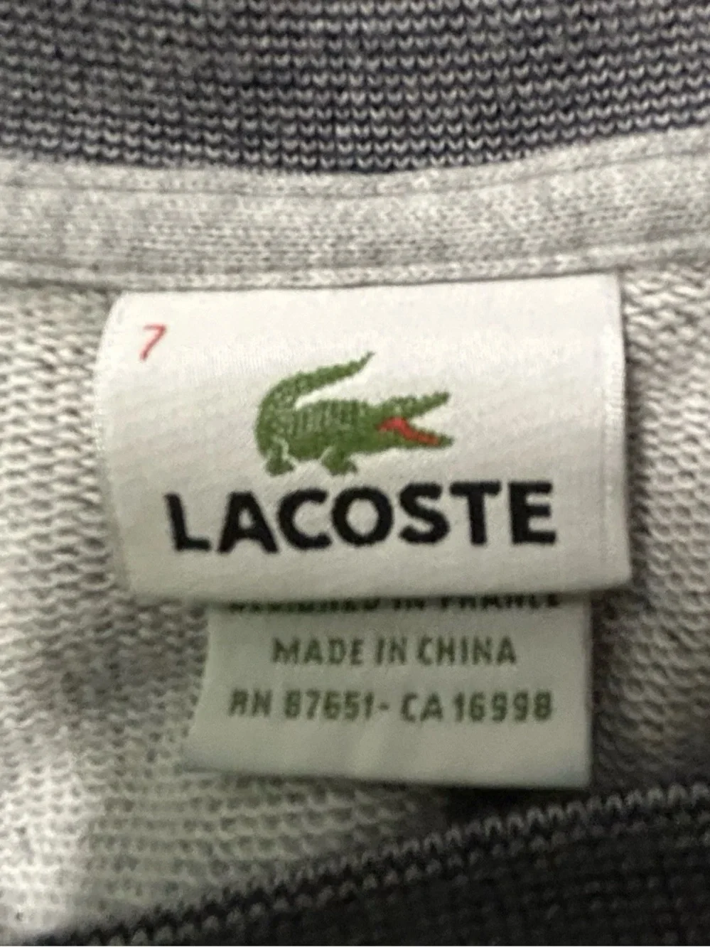 Lacoste classic crewneck